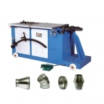 Electric round air duct elbow making machine