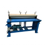 Air duct groove beading machine